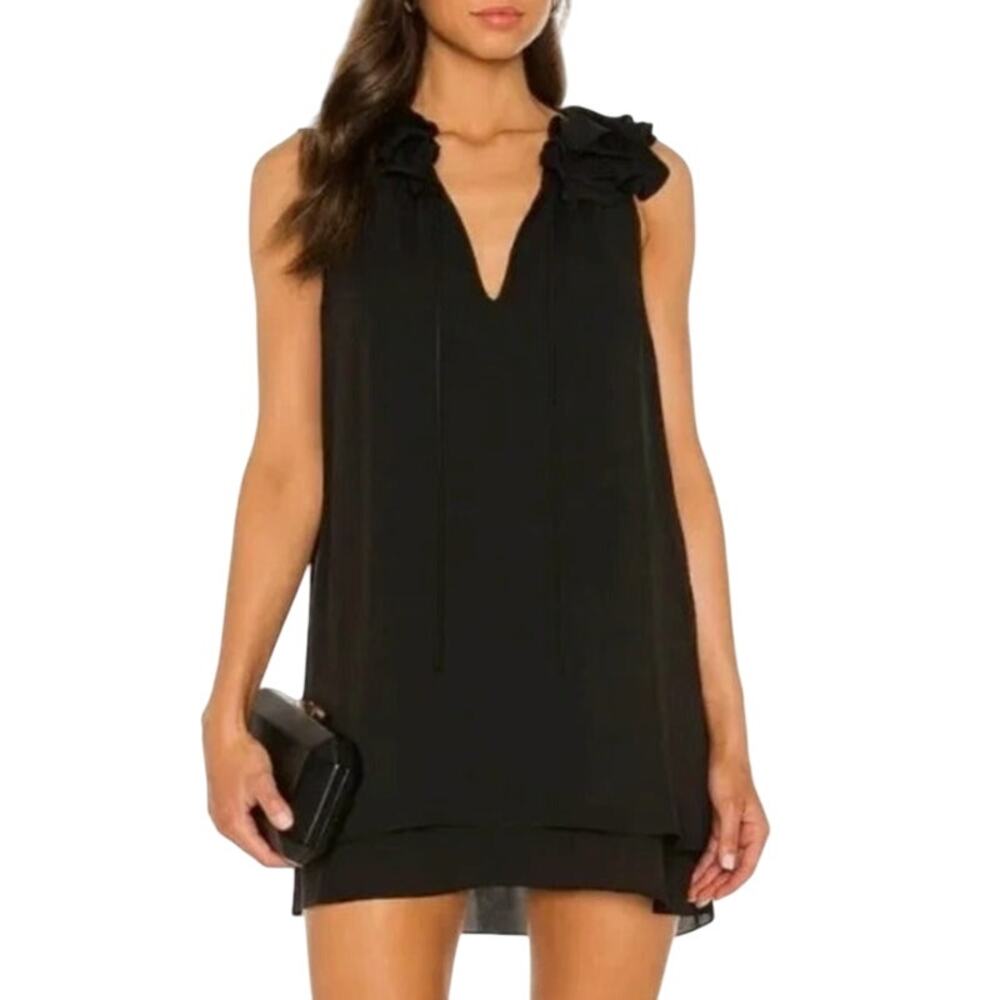 Amanda Uprichard Black Mini Dress